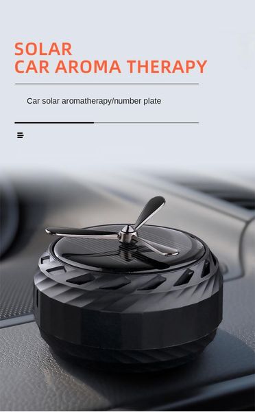 

car interior ornament solar rotating ornaments solid air freshener auto perfume