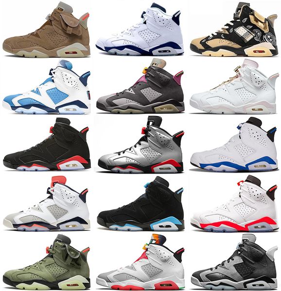 

2022 designer 6 6s mens basketball shoes white barely rose university blue cactus dmp unc bordeaux electric green hare oreo carmine black ca