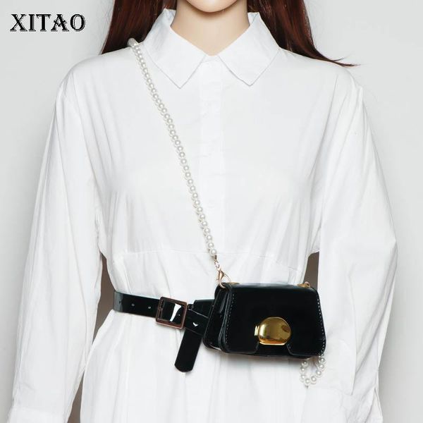 

patchwork solid color waist packs women 2021 summer casual fashion style temperament all match packldd1916 bags