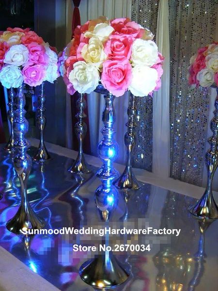 

mental flower stand for wedding road lead decoration party
