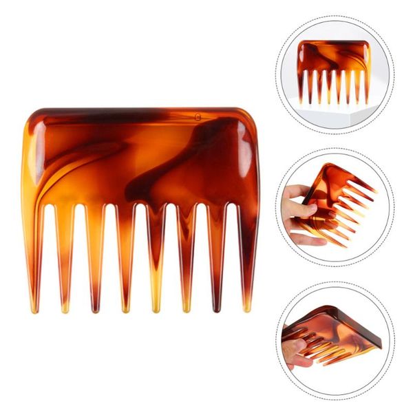 

2pcs wide tooth combs vintage hairstyling pompadour hair brushes, Silver