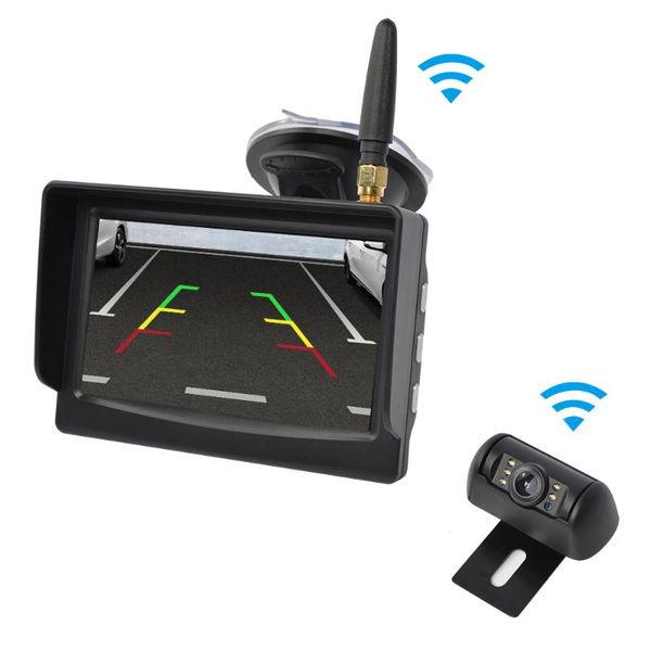 

car rear view cameras& parking sensors parkvision 5 inch wireless backup camera monitor kit 12v night vision reverse system for truck