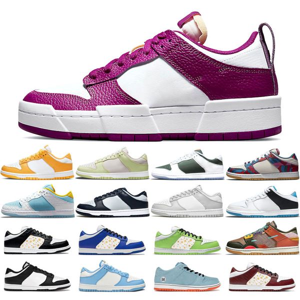 

new dunk halloween running shoes man woman 2021 archeo brown barely rose black multi camo cactus good cider crips white swooshes dusty olive