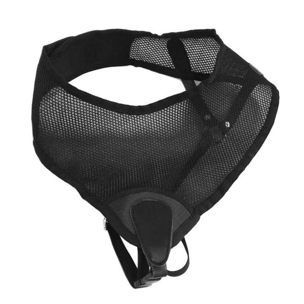 

archery chest guard hunting breathable back support, Black;blue