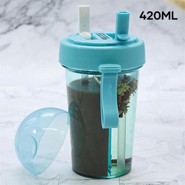 

mugs double sippy drink cup creatives water bottle double-tube opening design for home outdoor dfds889