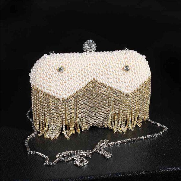 

new tassel diamond dinner hand sachet mini bag
