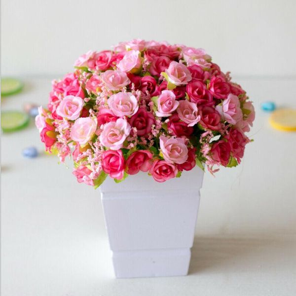 

decorative flowers & wreaths 1 bundle silk peony bouquet home decoration accessories wedding party scrapbook fake plants diy pompons artific