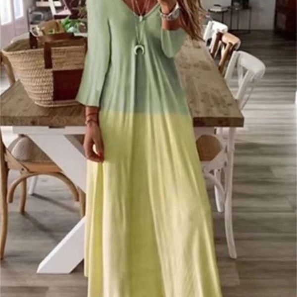 

autumn long sleeve slim print dress, Black;gray