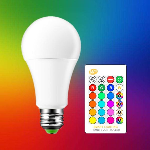 

bulbs e27 rgbw led light lamp 7w bombillas b22 colorful ball bulb ac 110v 120v 220v energy saving rgbww with 24key remote