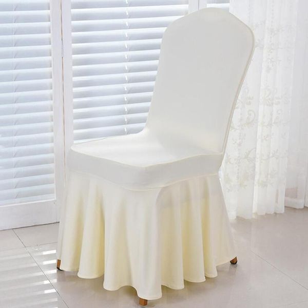 

chair covers quality wedding for restaurant banquet el dining party universal ruffled polyester cover