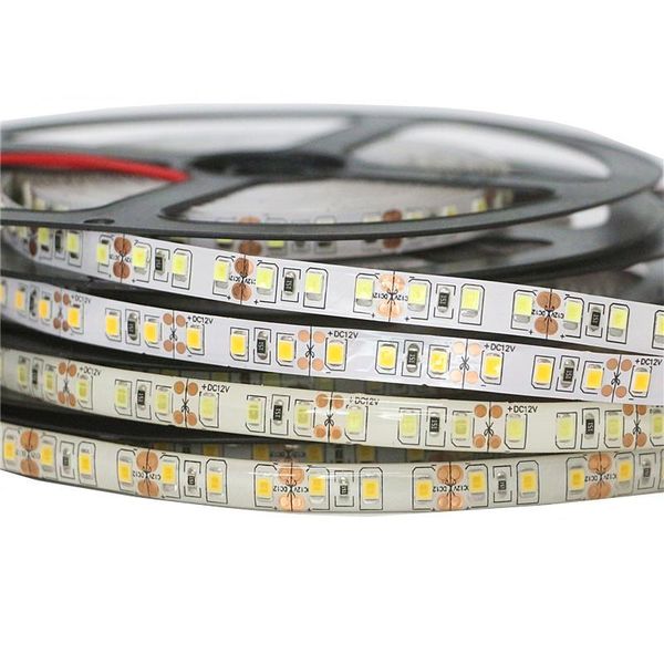 

5m/pack 2835 smd more brighter high-quality led strip light dc 12v 60leds/m 120leds/m indoor decorative tape white waterproof strips