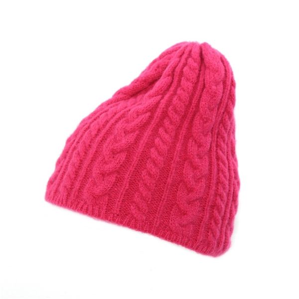 

literary and artistic twist wool hat female autumn winter cold proof warm pullover casual versatile ear protection knitted black friday deal, Blue;gray