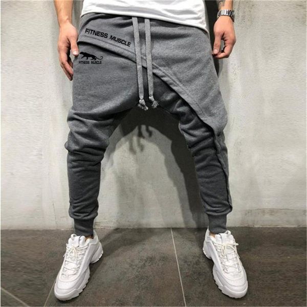 

men's pants jogging casual fitness sportswear leggings sports trousers gym decoration, Black
