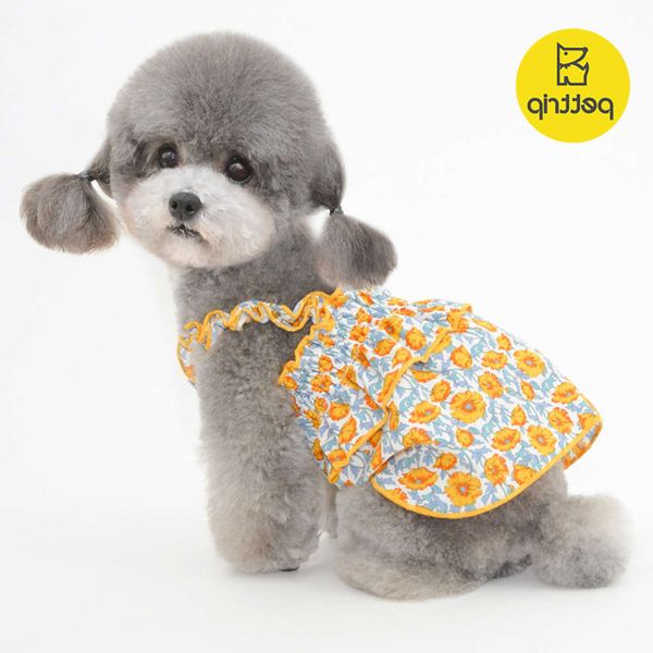 

the dog clothes petrip summer pet kitten skirt cat dog dress