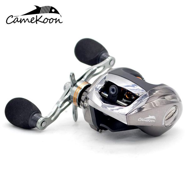

baitcasting reels camekoon low profile fishing reel 18+1 ball bearings 6.3:1 gear ratio high speed baitcast