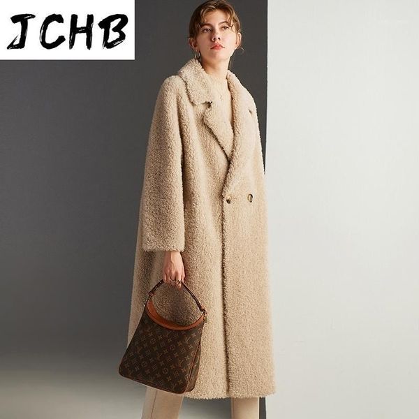 

women coats and jackets winter woman 100% wool jacket women's real fur coat clothes mujer parkas tn1236 & blends, Black