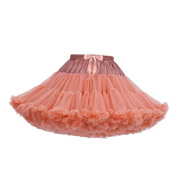 

skirts plus size casual skirt women's fashion solid color dance party ballet tutu womens korean style skirt#4, Black