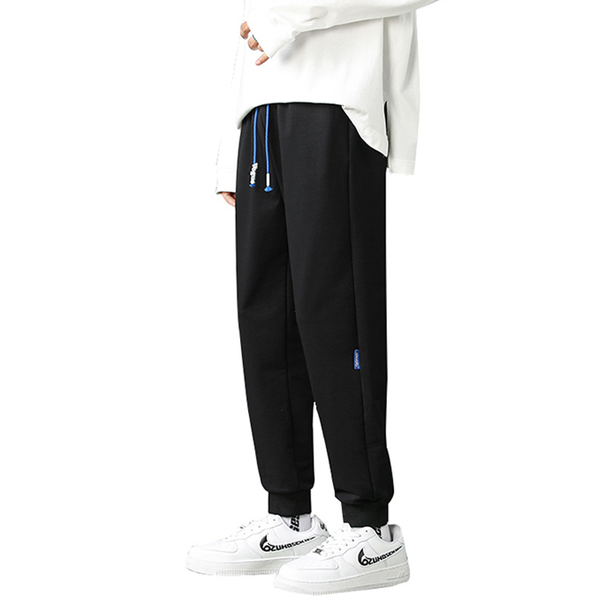 

men's pants 2021 autumn winter casual thick warm sweatpants sports solid color joggers plus size m-5xl footwear black grey trousers