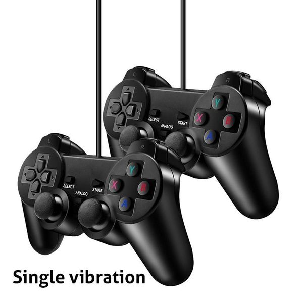 

game controllers & joysticks 1pcs vibration joystick wired usb pc controller for computer lapwinxp/win7/win8/win10 vista black gamepad