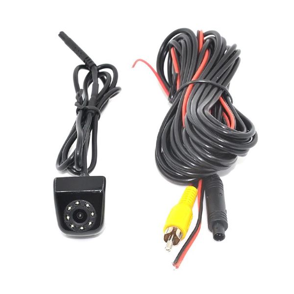 

car rear view cameras& parking sensors camera universal 8 led night vision backup reverse waterproof 170 wide angle hd color image