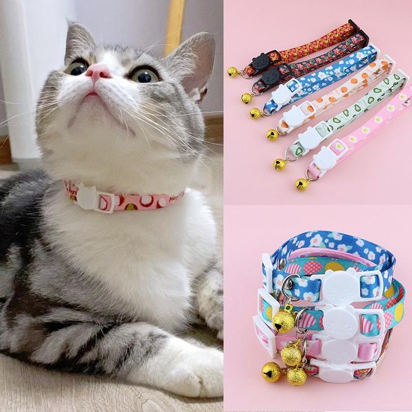 

cat collars & leads bell pet supplies cartoon fruit print printed