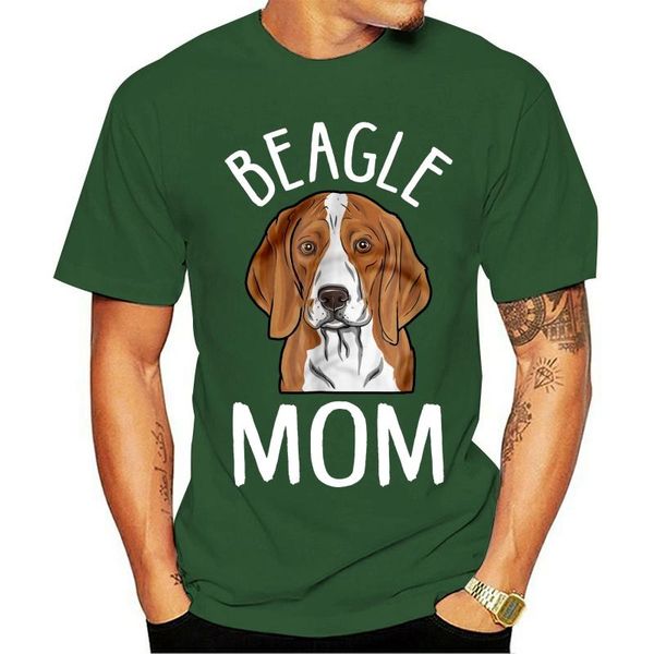 

men's t-shirts men funny t shirt fashion tshirt beagle mom women, White;black
