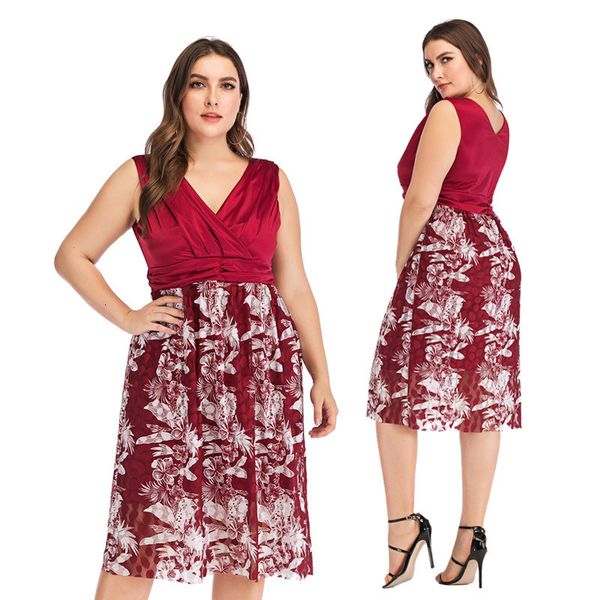 

dress plus size of women in the a-line summer gown no neck vestt lace sales kneel-length xl xxl xxxl 4xl 5xl, Black;gray