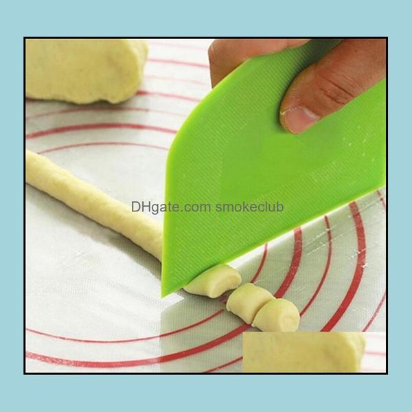 Ferramentas Bakeware Cozinha, Bar Dinishing Home GardencReative Creme Spata DIY Cortadores Fondant Massa Raspador Cutter Cutter Pastelaria Cozimento Tool Kitche