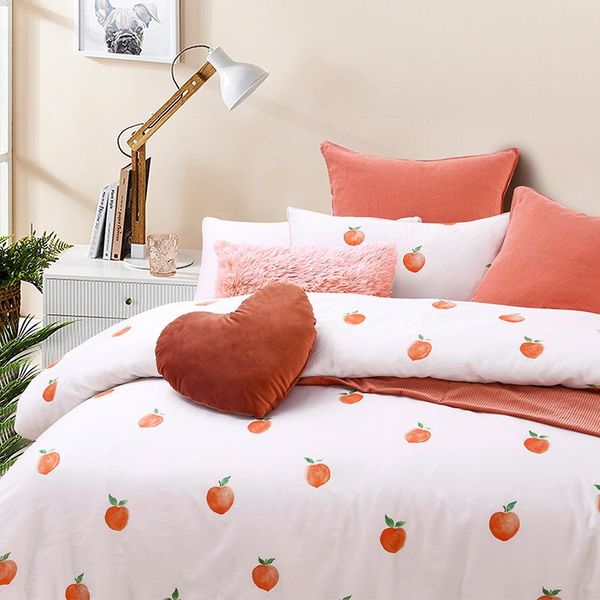 

bedding sets elka princess style cute 4 pieces duvetcover bed sheets and pillowcases comforter oceania