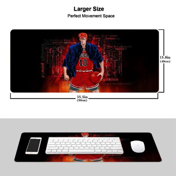

mouse pads & wrist rests slam lapgaming mice mousepad computer anti-slip natural rubber with locking edge mat