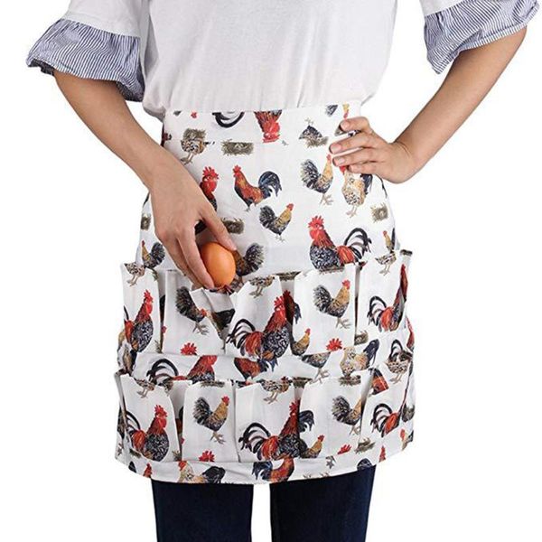 

aprons egg collecting apron pockets holds chicken farmhouse farm home waterproof