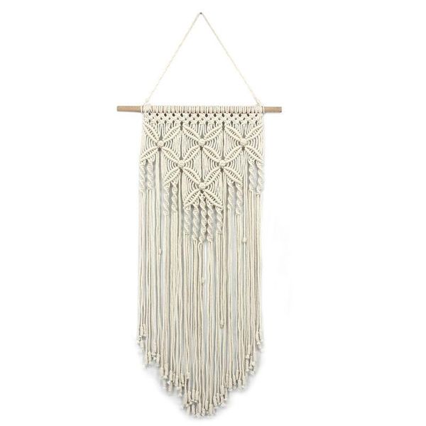 

tapestries macrame woven wall hanging tapestry handmade boho chic bohemian art apartment dorm room home decoration drop