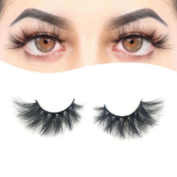 

mink eyelashes large volume long false handmade reusable makeup1
