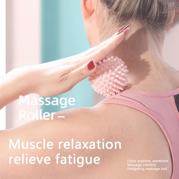 

resistance bands durable pvc spiky massage ball sport fitness hand plantar fasciitis reliever hedgehog