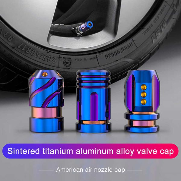 

2pcs caps for tire car exterior parts aluminium alloy colorful valve metallic bullet wheel dustproof rustproof hub
