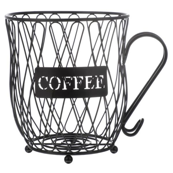 

mugs 1pc metal storage basket snack fruit for restaurant decor