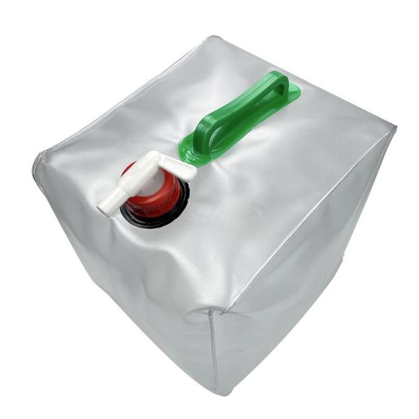 

hydration packs 10/20l water bag portable transparent pvc outdoor folding storage bucket for car wash camping hiking picnic