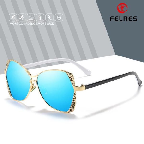 

sunglasses felres fashion polarized retro for women design classic ladies beach outdoor driving glasses s8768, White;black