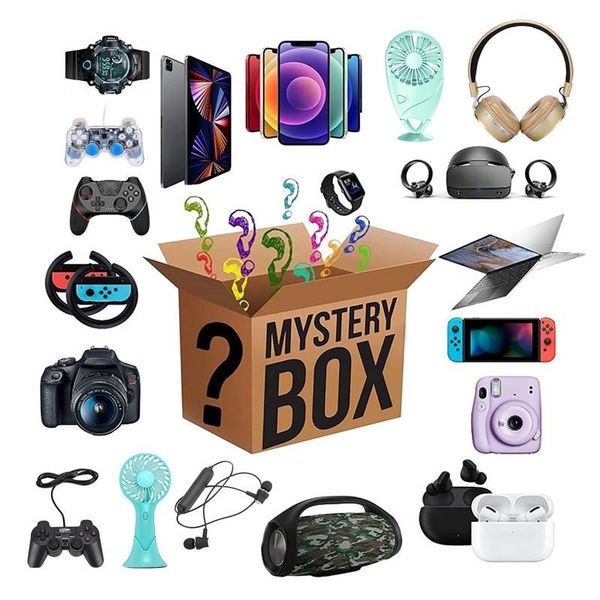 

electronic gifts headphones & earphones lucky boxes one random mystery blind box gift for holidays birthday value more than