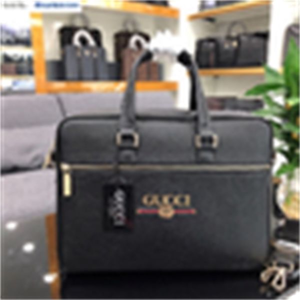 

bag bags 9jj3 9187-1 black litchi embroidered logo chest brand men handbags shoulder messenger totes iconic cross body designer luxury