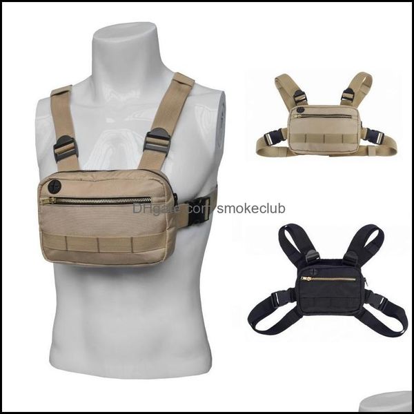 

sports & outdoors outdoor bags streetwear chest bag mtifunctional adjustable leisure backpack fashion hip hop tactical mobile phone drop del