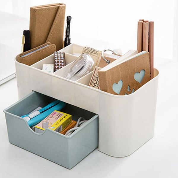 

eyelash curler vanity drawer beauty organizer 6 compartments with 1 cosmetic storage box for home office vanities bathroom counter-top