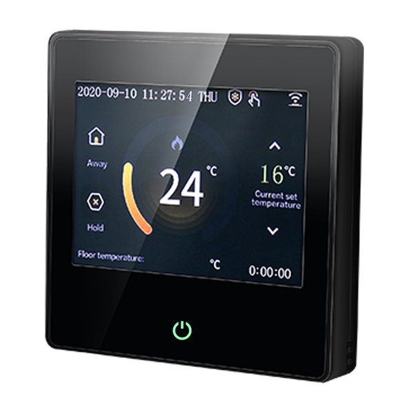 

smart home control wifi low power consumption lcd color screen thermostat wall-hung boiler electric floor heating