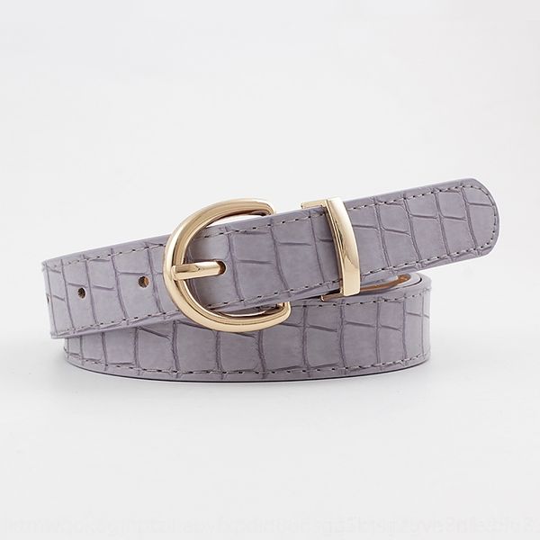 

ewmy korean analligator gol women's belts ecorative pinversatile thin korean an jeanspin jeansnew alligator goldbelt women's d, Black;brown