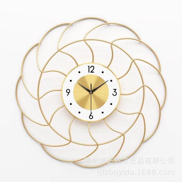 

chinese style creative bedroom wall clock, simple and modern decoration living room clock clocks