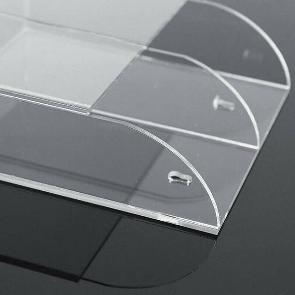 

hooks & rails acrylic tv air conditioner remote control holder 1-3 case wall mount storage box for home sec88