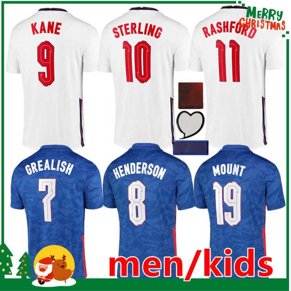 

world 2022 cup kane soccer jerseys 2021 rashford england henderson phillips grealish sterling sancho mount saka jersey football shirt kids, Gray