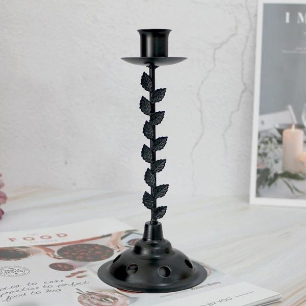 

candle holders geometric leaf iron holder add charm to living space weddings parties gifts for friends family attractive h3cf