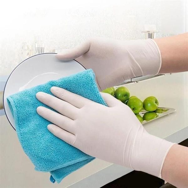 

disposable gloves 100pcs synthetic nitrile household wear-resistant for home use