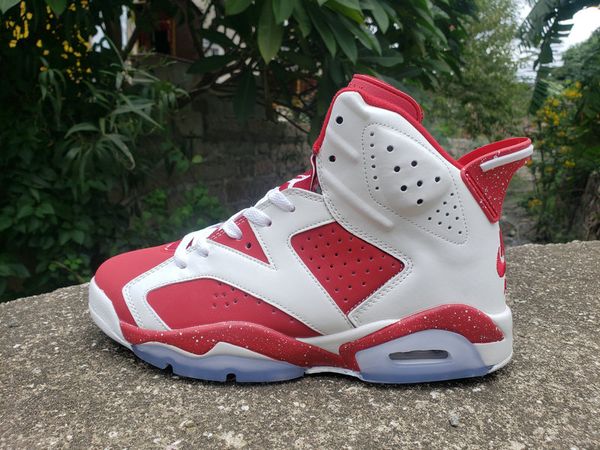 

2021 new 6 retro carmine men basketball shoes 6s vi white red mens sports sneakers